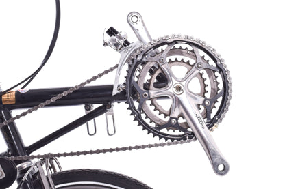 USED Lightning P-38 Voyager S&S Coupled Breakaway Medium Steel Road Touring Recumben Bike Shimano Ultegra 3x9 speed Black