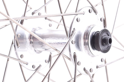 USED Salsa Delgado Cross 700C 32H Wheelset w/ Surly Single Speed / Fixed Gear Hubs Silver