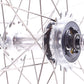 USED Salsa Delgado Cross 700C 32H Wheelset w/ Surly Single Speed / Fixed Gear Hubs Silver