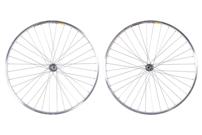 NEW out of box Mavic Open Pro 36H 700C Road/Touring Wheelset w/ Shimano 105 Hubs Silver Quick Release Rim Brake