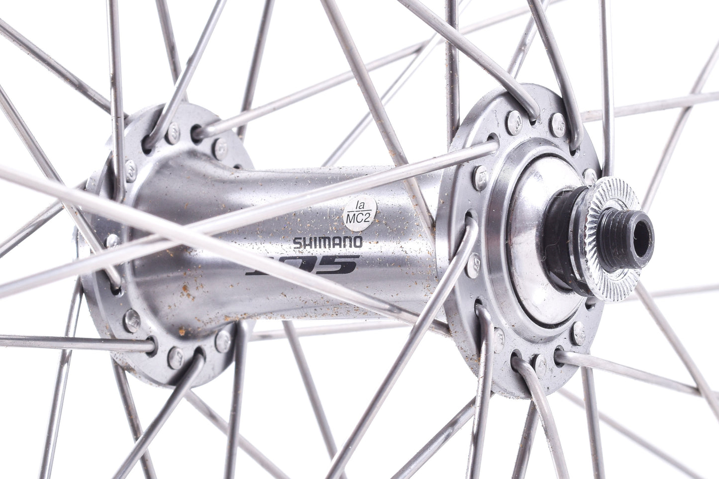 NEW out of box Mavic Open Pro 36H 700C Road/Touring Wheelset w/ Shimano 105 Hubs Silver Quick Release Rim Brake