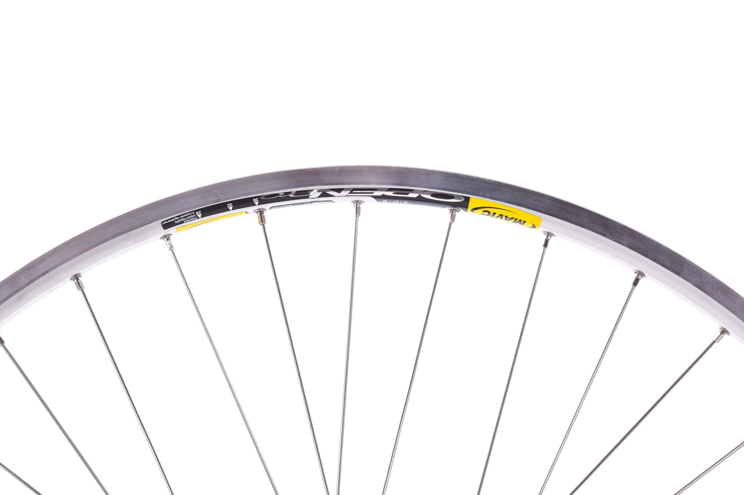 NEW out of box Mavic Open Pro 36H 700C Road/Touring Wheelset w/ Shimano 105 Hubs Silver Quick Release Rim Brake