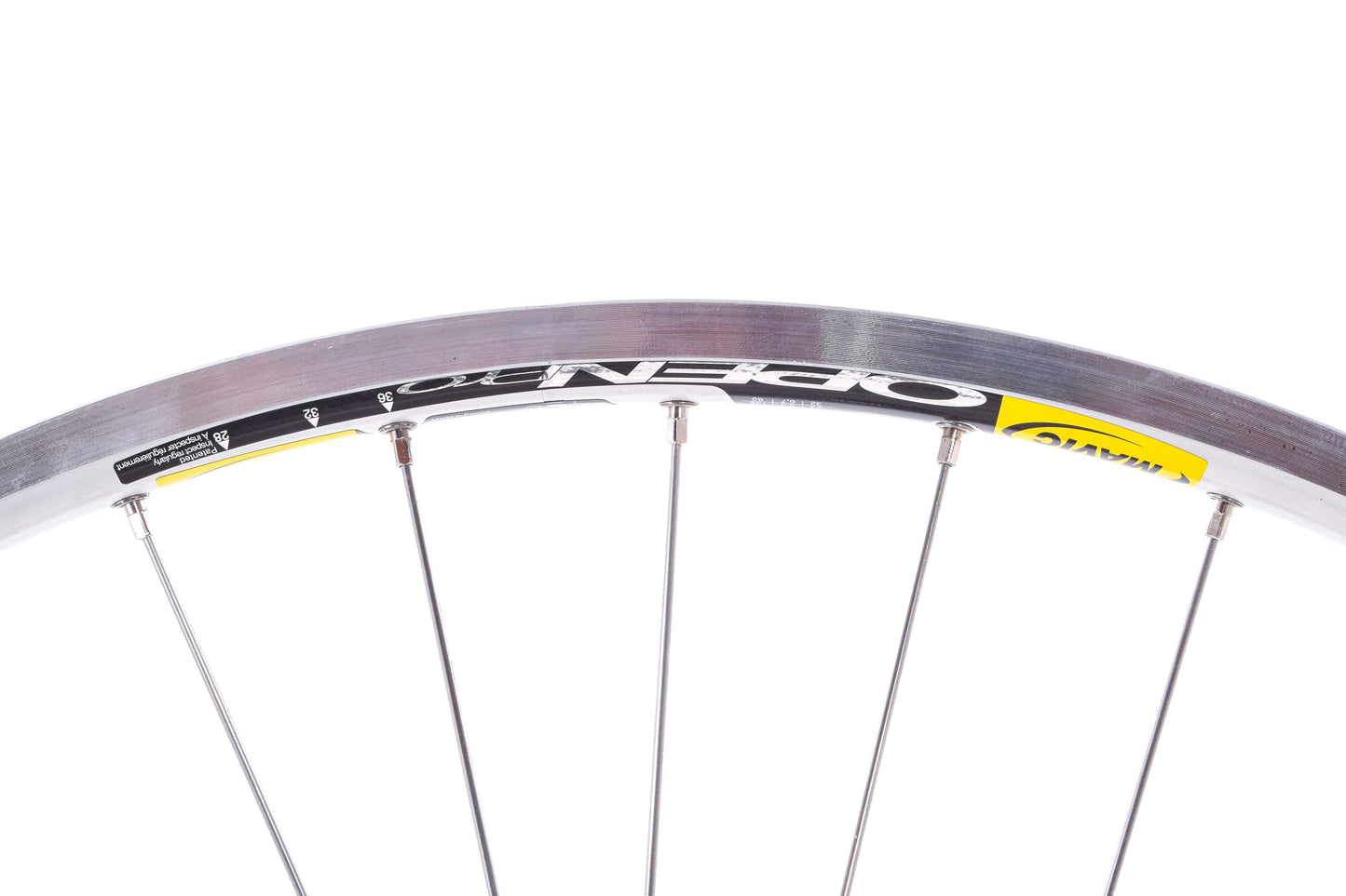NEW out of box Mavic Open Pro 36H 700C Road/Touring Wheelset w/ Shimano 105 Hubs Silver Quick Release Rim Brake