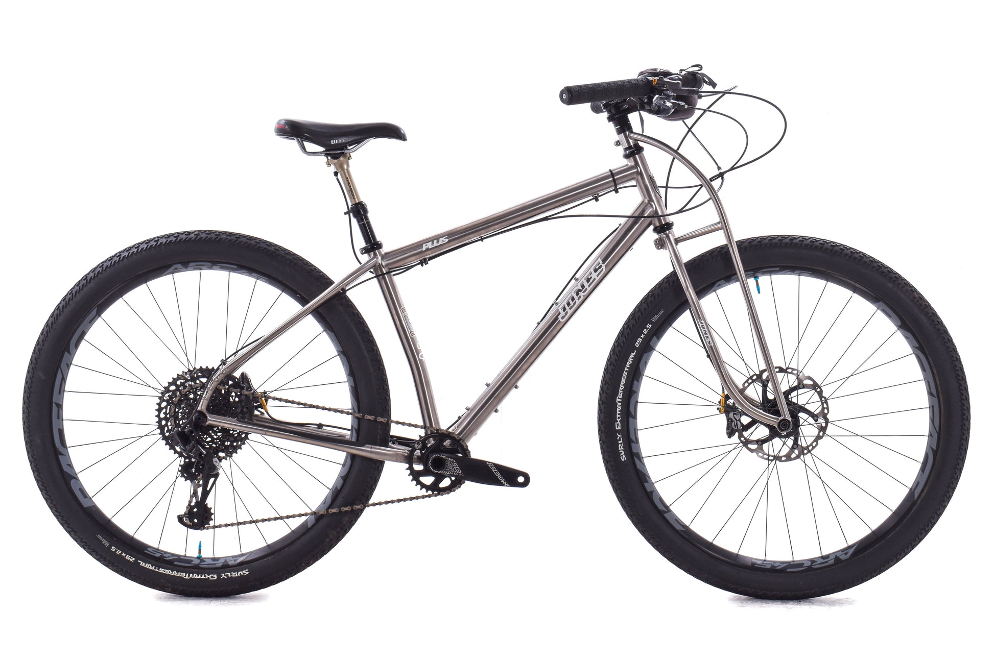 USED Jones LWB Plus Diamond Titanium Bike w/ Truss Fork Medium SRAM GX