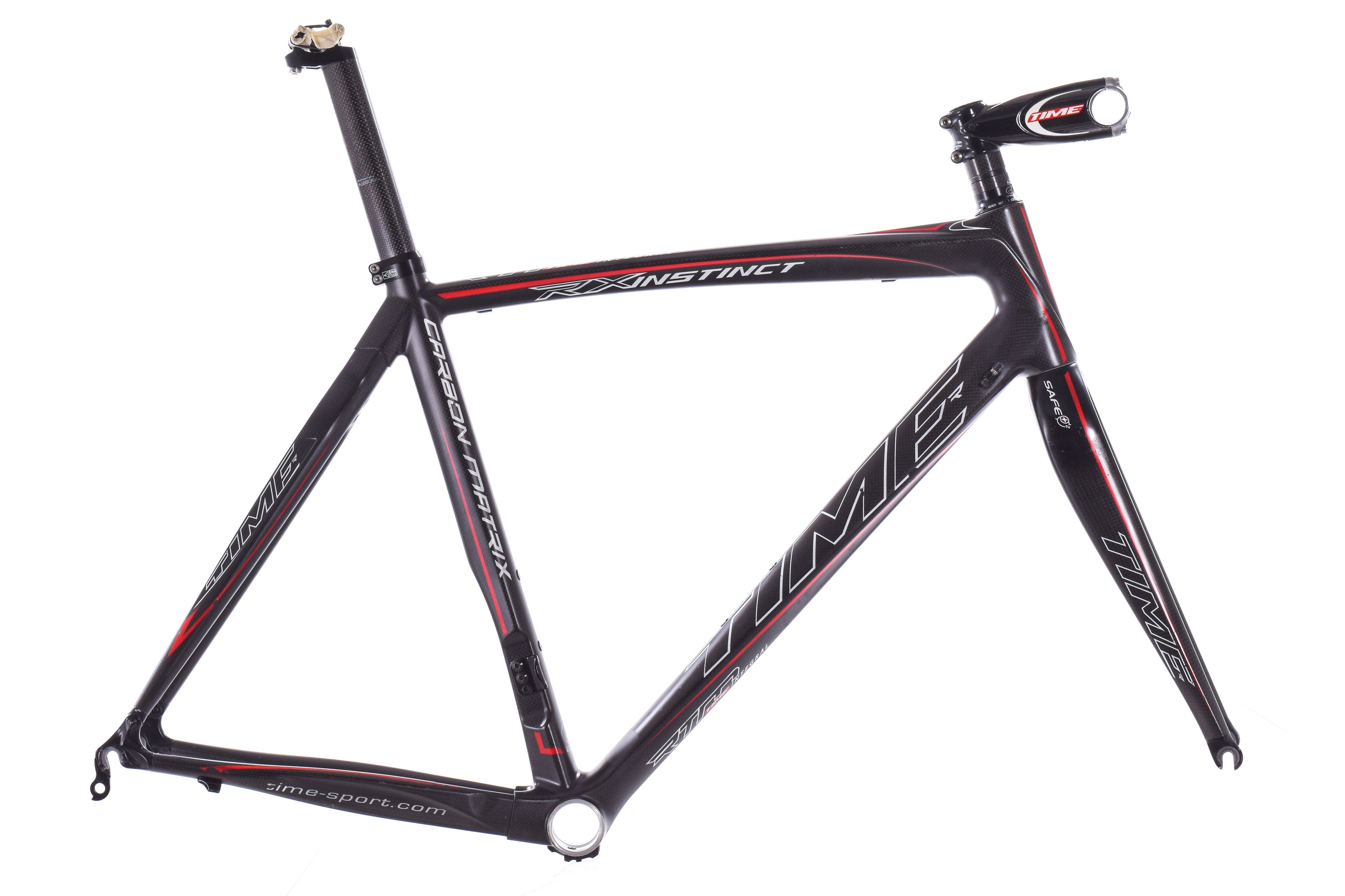 TIME 2011 RX instinct recode 11速 ブラック Mサイズ USED Time RX Instinct Carbon Matrix Road Bike Frame Small Rim Brake Qu