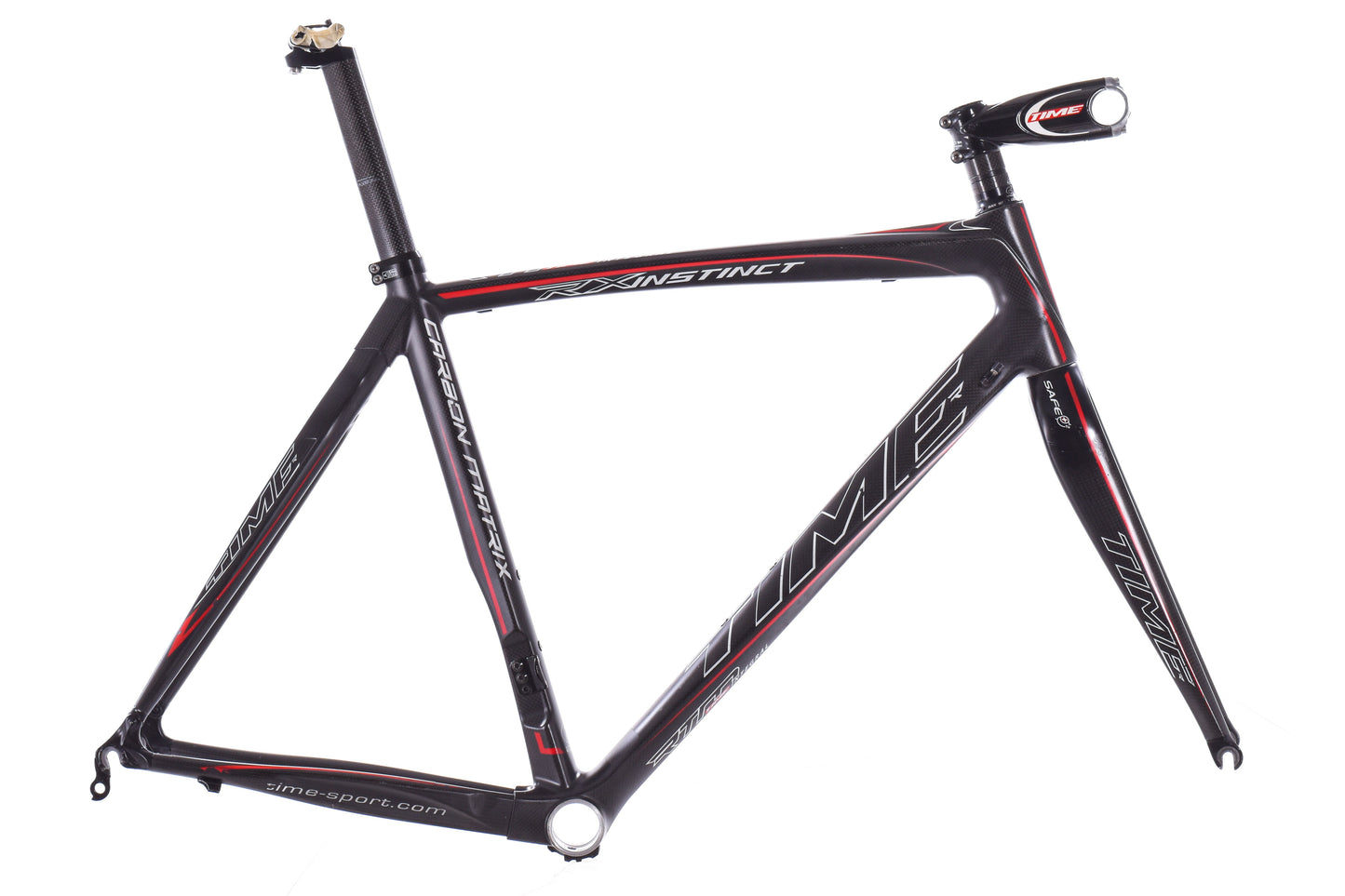 USED Time RX Instinct Carbon Matrix Road Bike Frame Small Rim Brake Quick Release
