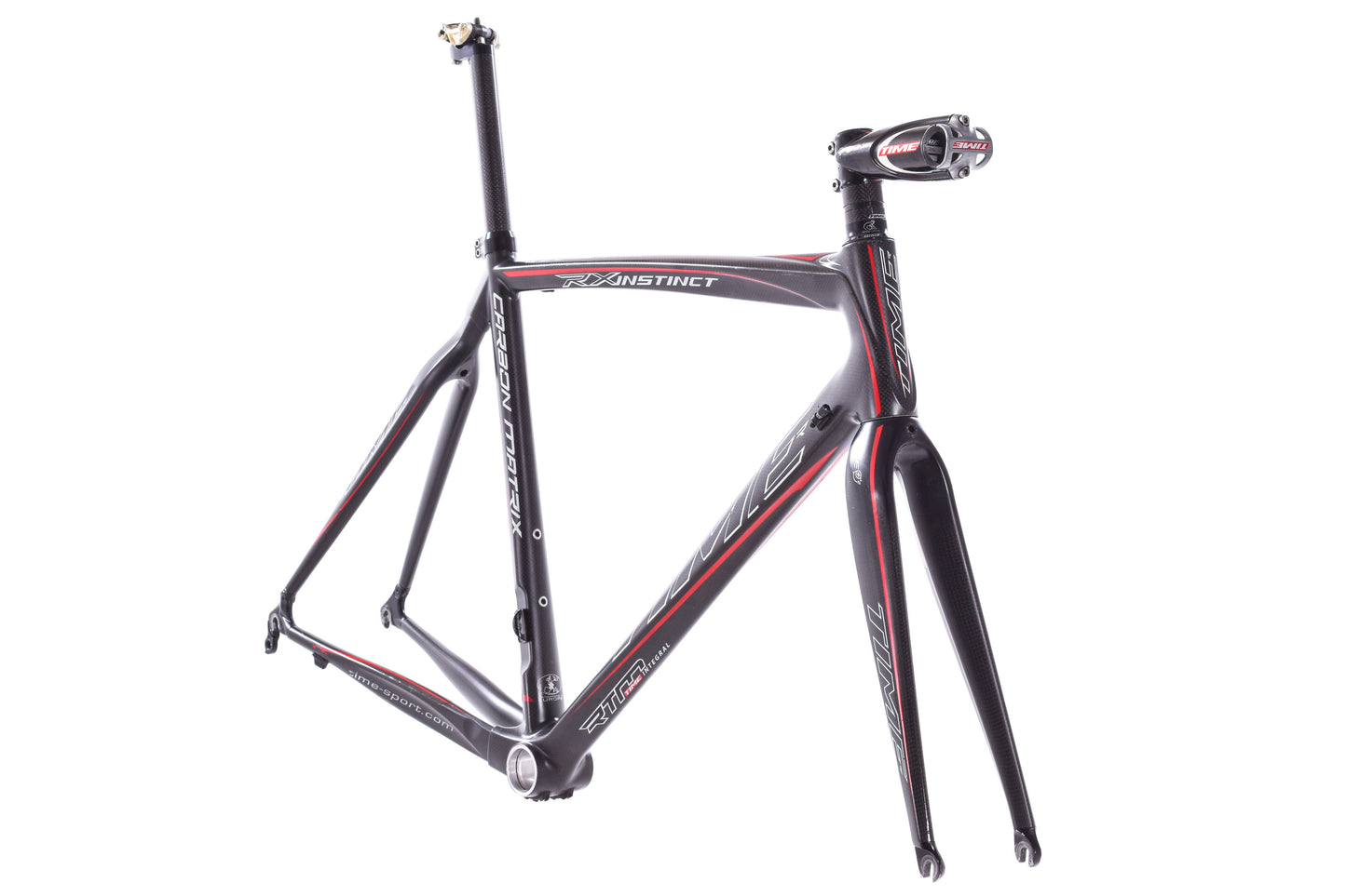 USED Time RX Instinct Carbon Matrix Road Bike Frame Small Rim Brake Quick Release
