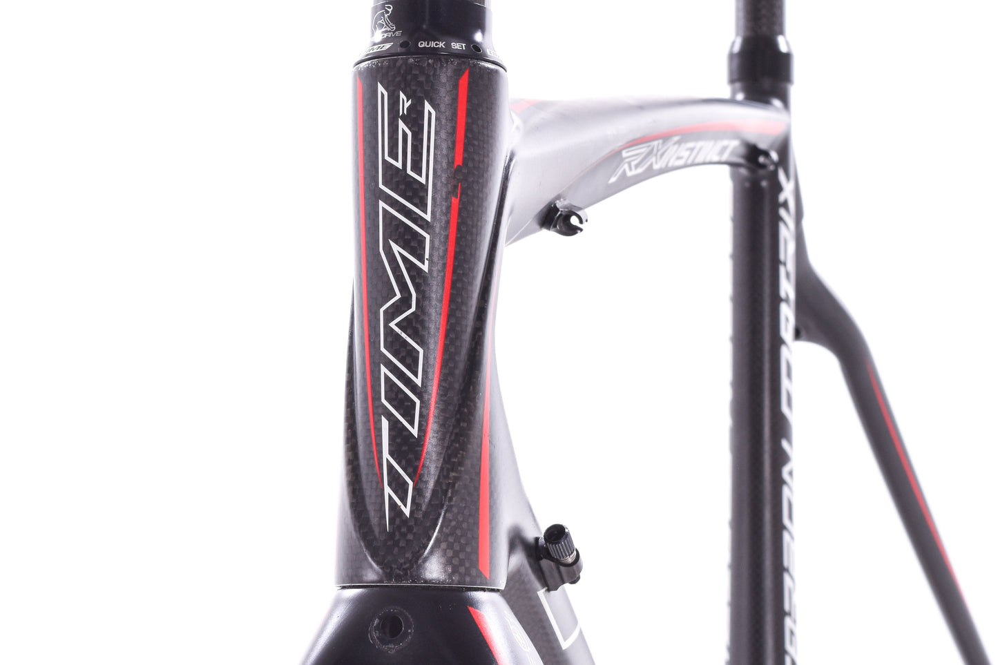 USED Time RX Instinct Carbon Matrix Road Bike Frame Small Rim Brake Quick Release