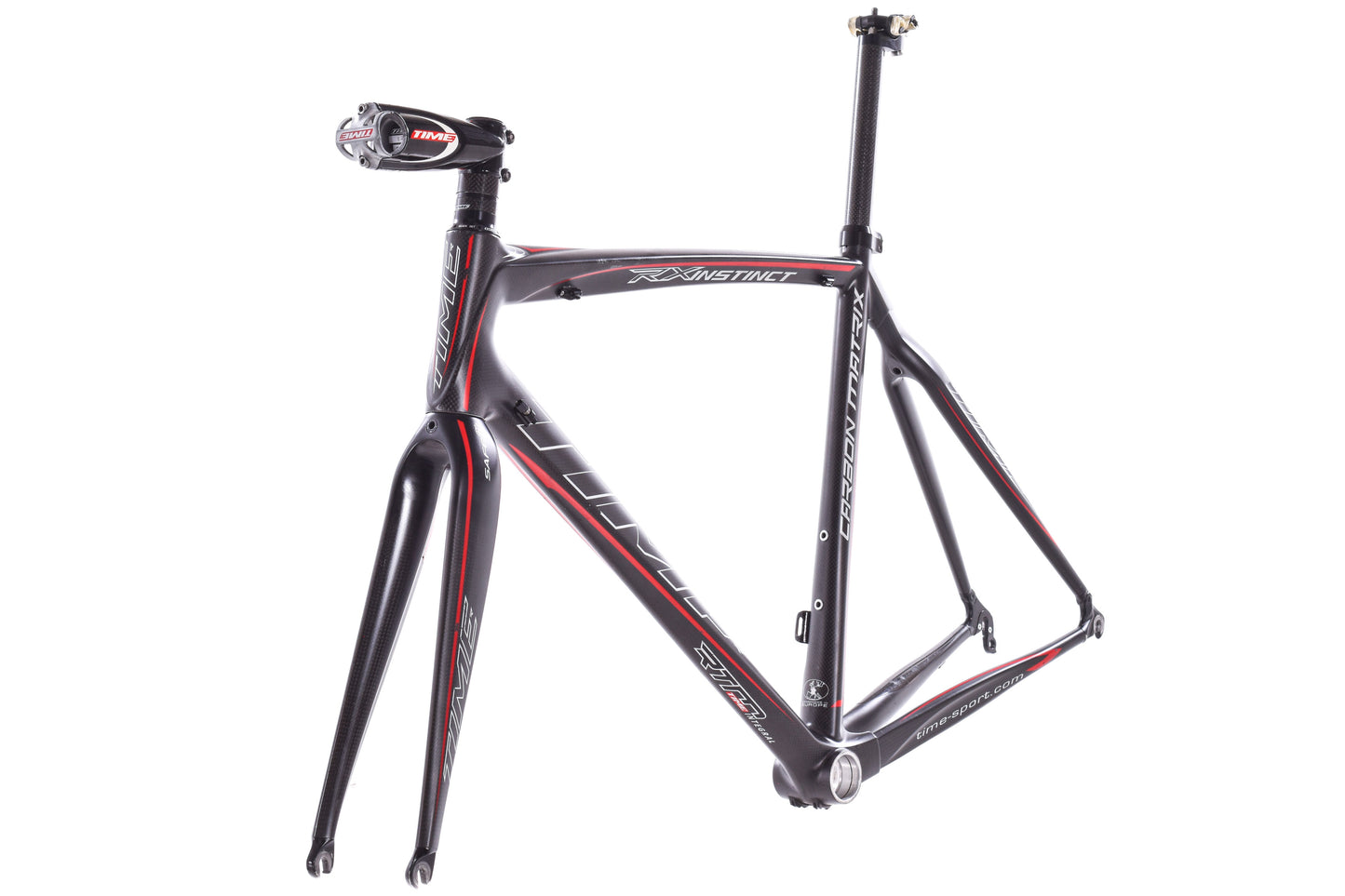 USED Time RX Instinct Carbon Matrix Road Bike Frame Small Rim Brake Quick Release