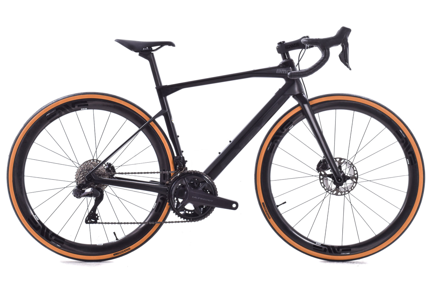 USED 2023 BMC Roadmachine 01 FIVE 51cm Carbon Road Bike Shimano Ultegra Di2 2x12 speed ENVE Black