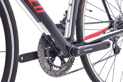 USED Specialized Allez E5 Small Road Bike Aluminum w/ Carbon Fork SRAM Apex 2x10 speed Black/Red