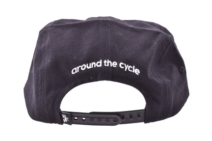 NEW Around the Cycle Logo Five Panel Camp Hat