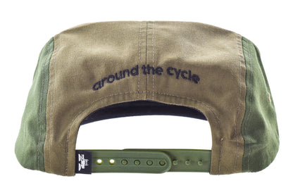 NEW Around the Cycle Logo Five Panel Camp Hat
