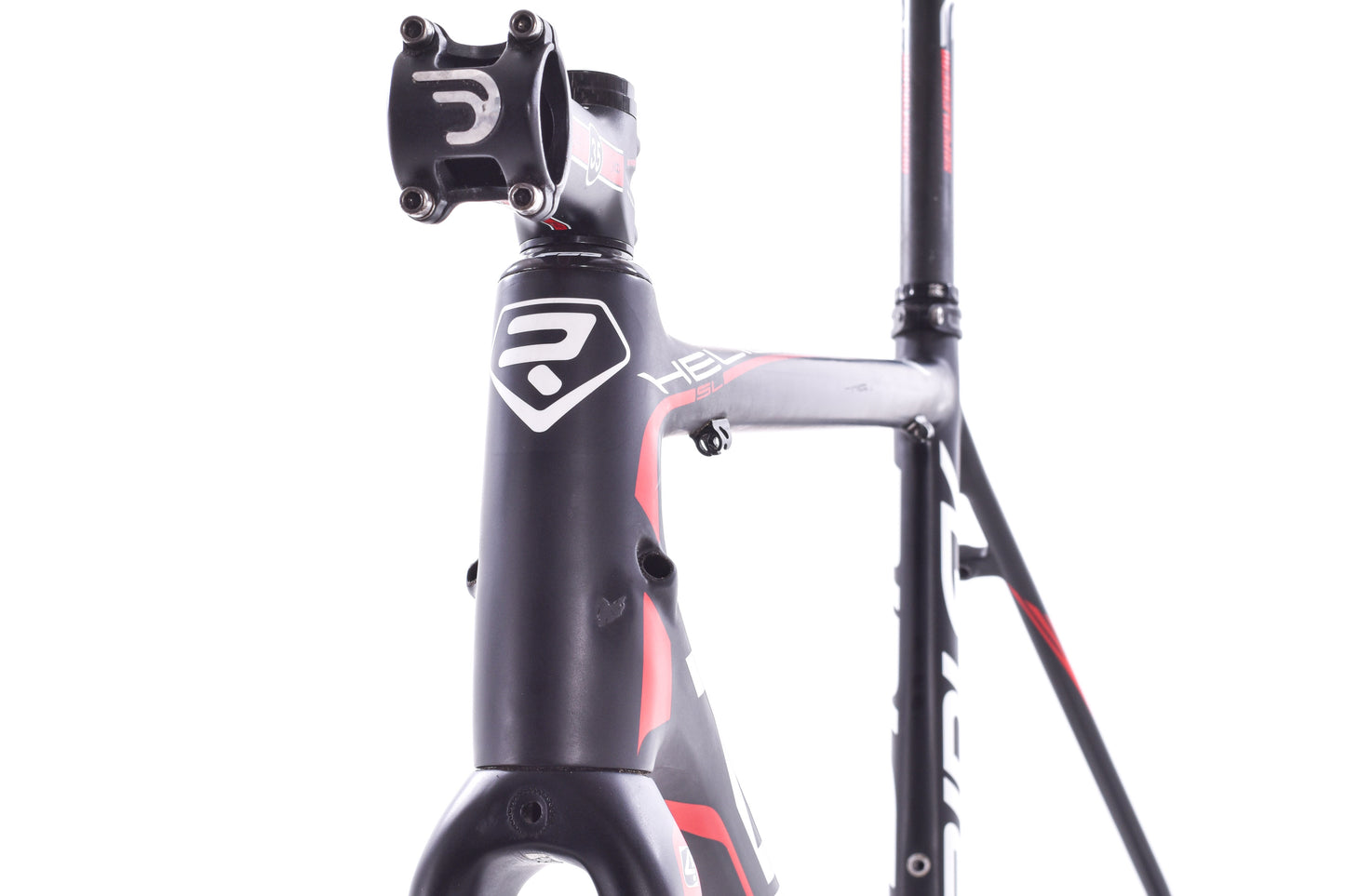USED 2013 Ridley Helium SL Team Carbon Road Bike Frame Black/Red/White Rim Brake Small