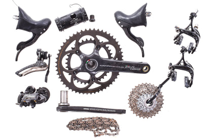 USED Campagnolo Super Record RS 2x11 Pro Team Special Edition Rim Brake Mechanical Road Groupset 175mm 52/36T Crank