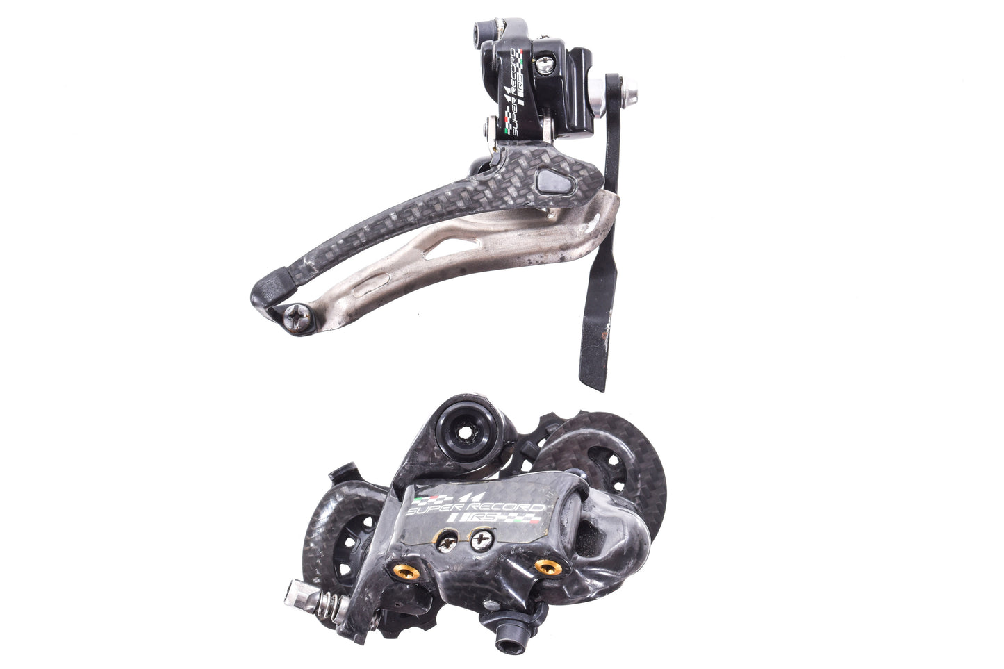 USED Campagnolo Super Record RS 2x11 Pro Team Special Edition Rim Brake Mechanical Road Groupset 175mm 52/36T Crank