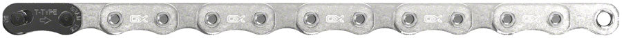 NEW SRAM GX Eagle T-Type Flattop Chain - 12-Speed, 126 Links, Hollow Pin, Includes PowerLock Connector, Silver