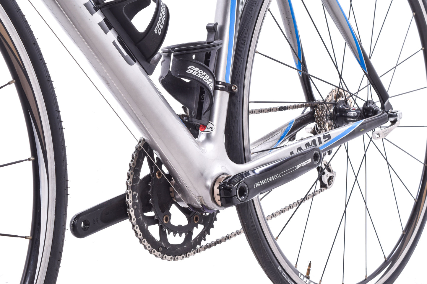 USED 2008 Jamis Xenith Comp 56cm Carbon Road Bike Shimano 105/Ultegra 2x10 speed Rim Brake