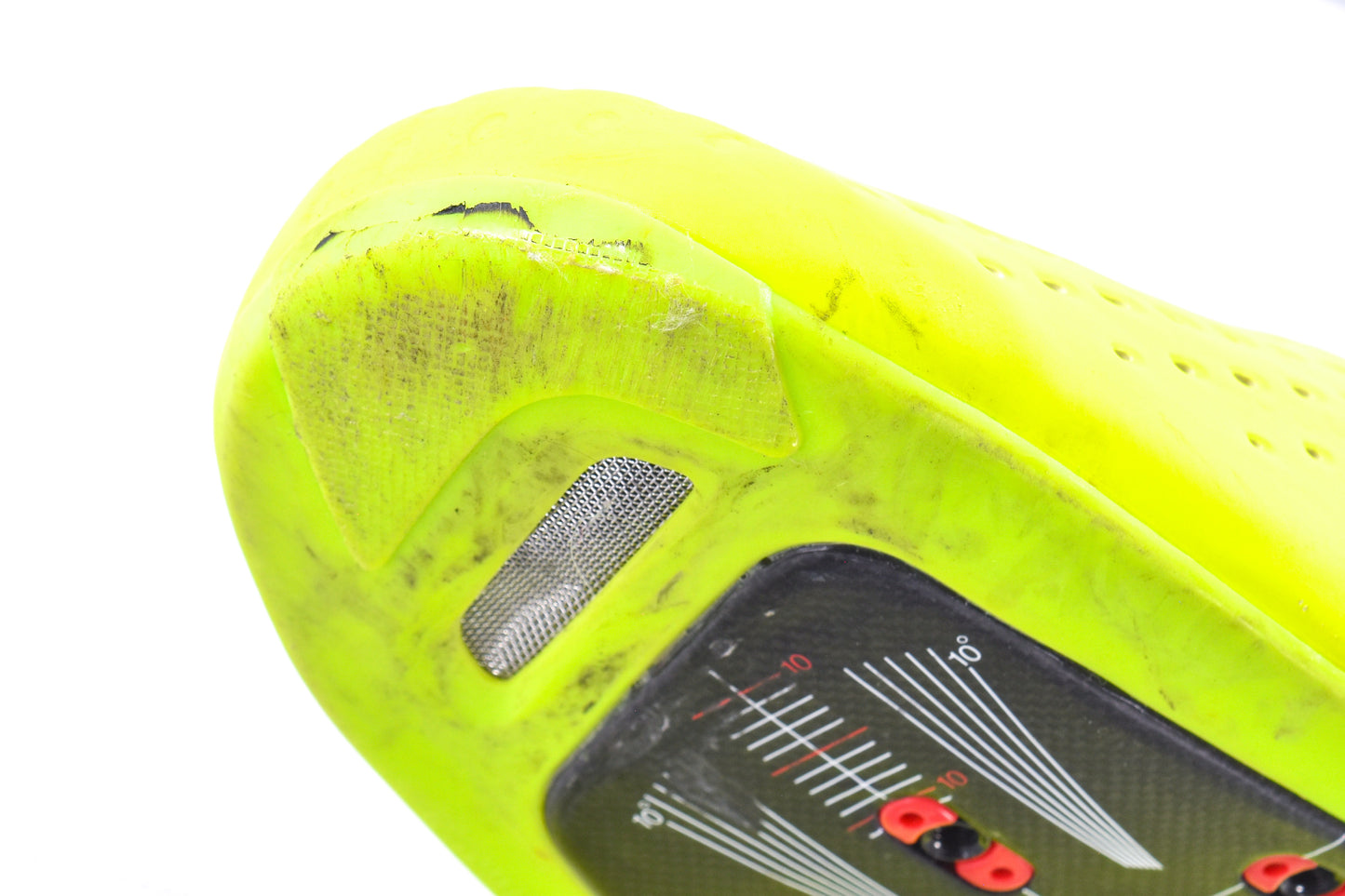 USED Shimano S-Phyre SH-RC900-S RC9Y Road Shoes EU45 US 10.5 Yellow Carbon 3-bolt