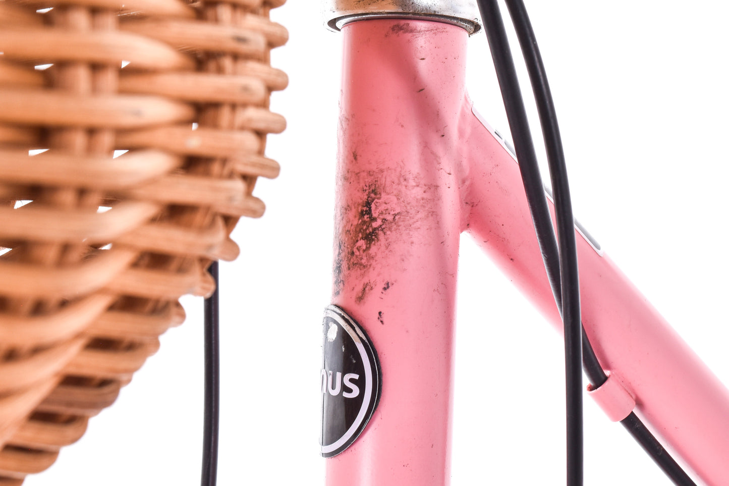 USED Linus Dutchi 3i Urban Cruiser Medium Step Thru Pink Townie Basket