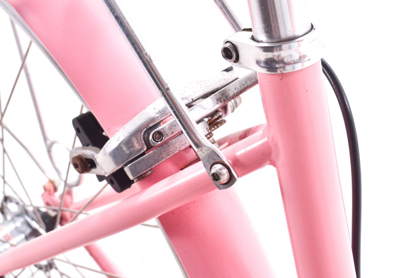 USED Linus Dutchi 3i Urban Cruiser Medium Step Thru Pink Townie Basket