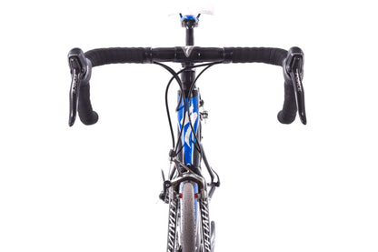 USED 2007 Specialized S-Works Roubaix 54cm Road Bike SRAM Force 2x10 speed Carbon Roval Wheels Blue