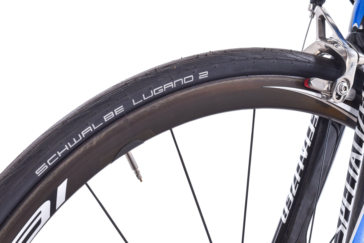USED 2007 Specialized S-Works Roubaix 54cm Road Bike SRAM Force 2x10 speed Carbon Roval Wheels Blue
