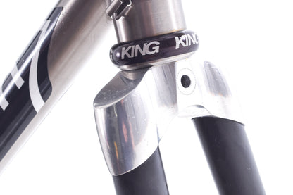 USED Mid 2000's Seven Elium Carbon/Titanium X-Small Road Bike Frame Rim Brake Quick Release