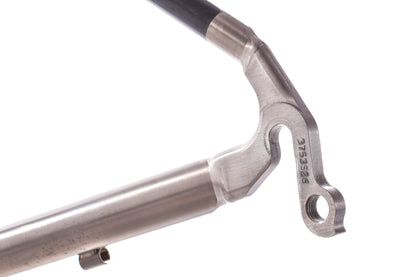 USED Mid 2000's Seven Elium Carbon/Titanium X-Small Road Bike Frame Rim Brake Quick Release