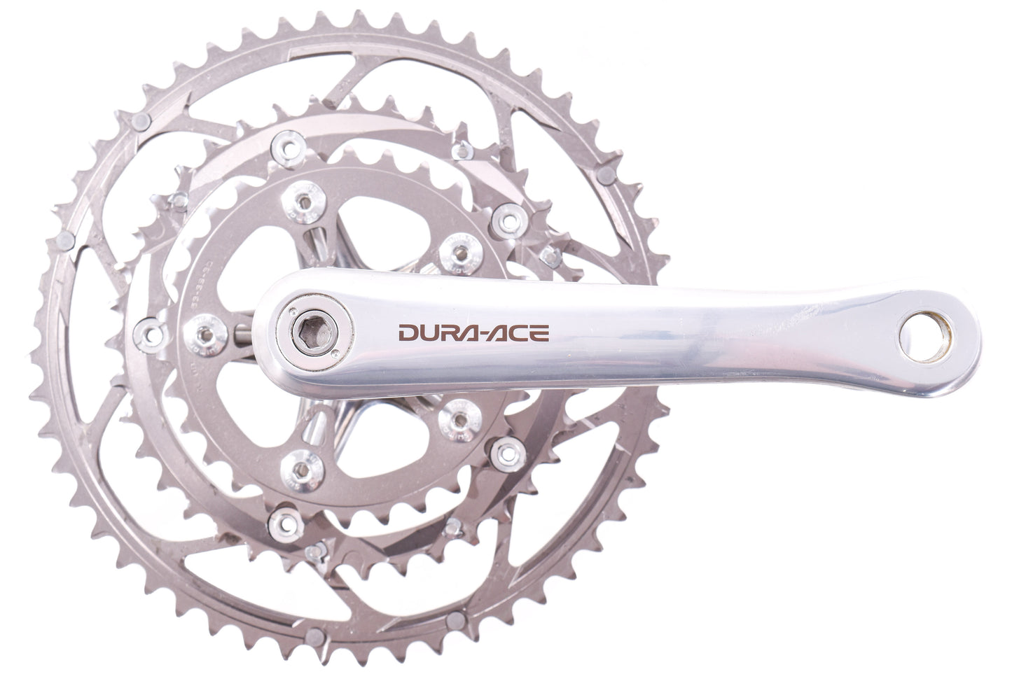 USED Shimano Dura-Ace 7700/7703 3x9 speed Triple Road Groupset 170mm 12-27t