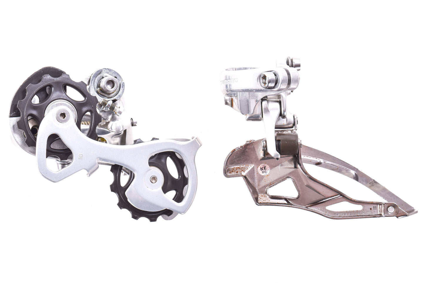 USED Shimano Dura-Ace 7700/7703 3x9 speed Triple Road Groupset 170mm 12-27t