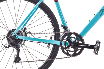 USED Salsa Journeyer Flat Bar Alloy Gravel Bike Large Shimano Sora 2x9 speed 700c Journeyman