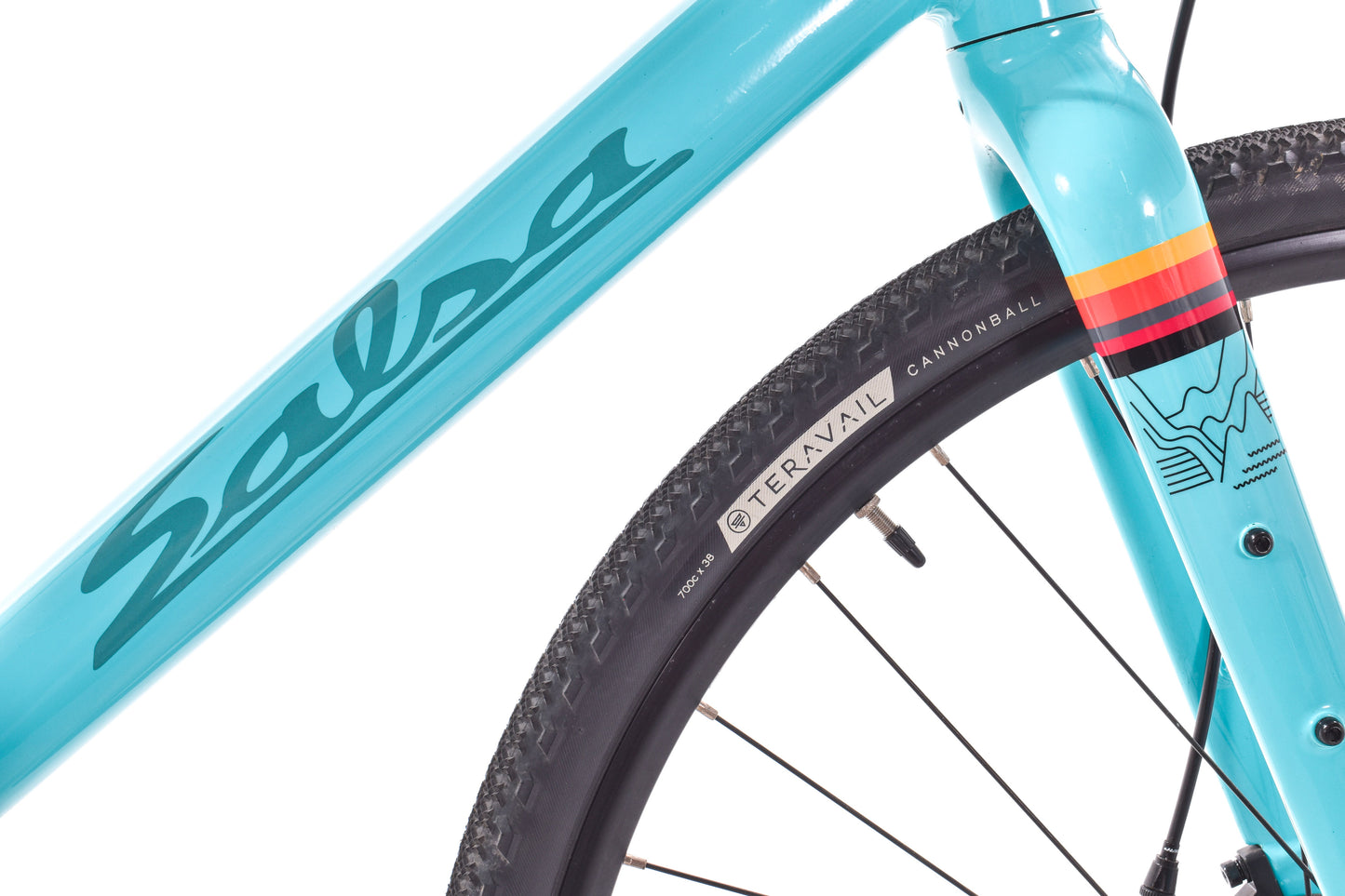 USED Salsa Journeyer Flat Bar Alloy Gravel Bike Large Shimano Sora 2x9 speed 700c Journeyman