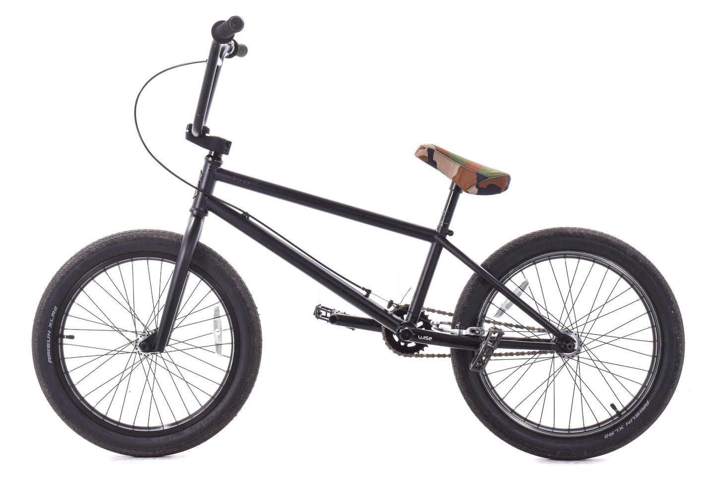 USED DK Flux BMX Bike Black 21.25" 20" Wheels Rear Rim Brake 28T x 10T