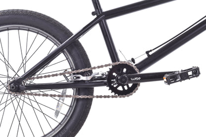USED DK Flux BMX Bike Black 21.25" 20" Wheels Rear Rim Brake 28T x 10T