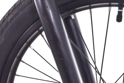 USED DK Flux BMX Bike Black 21.25" 20" Wheels Rear Rim Brake 28T x 10T
