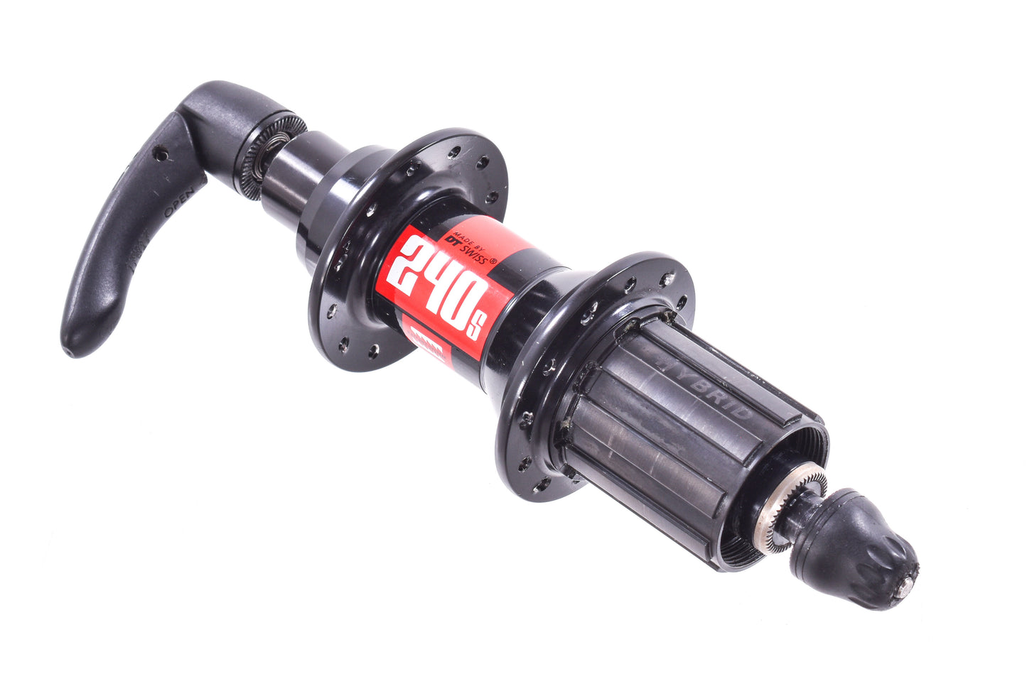 USED DT Swiss 240s 24H Rear Hub Shimano HG 11 speed Rim Brake Quick Release