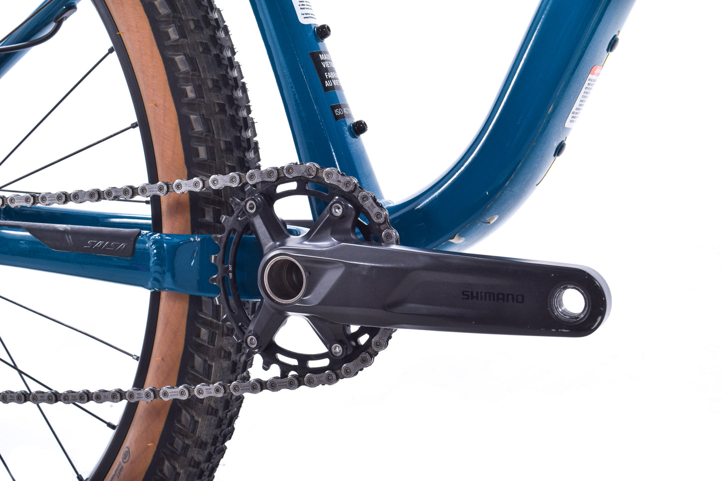 USED Salsa Timberjack XT 1x12 Alloy Hardtail Mountain Bike - 27.5" Blue Small