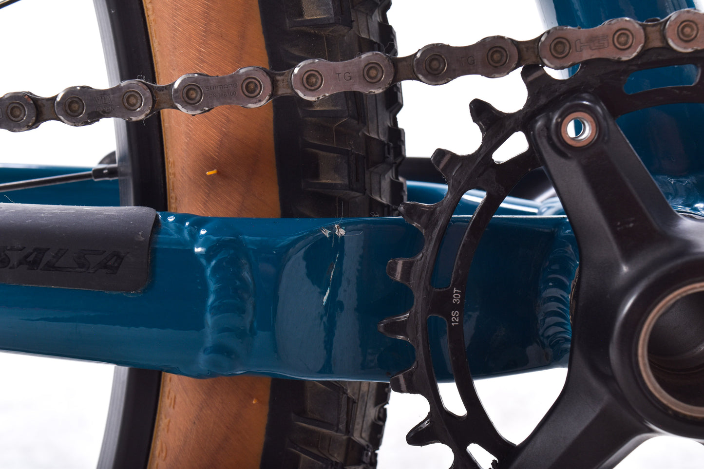 USED Salsa Timberjack XT 1x12 Alloy Hardtail Mountain Bike - 27.5" Blue Small