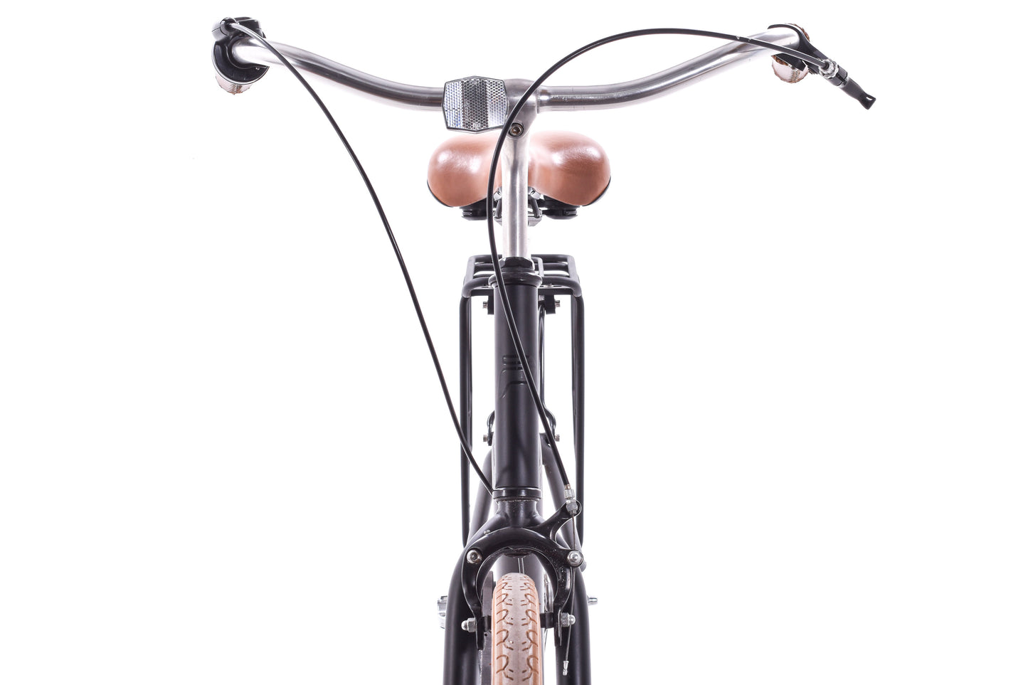 USED Priority Bicycles 3 Speed Classic Medium Urban Cruiser Black Belt Drive 3 Speed