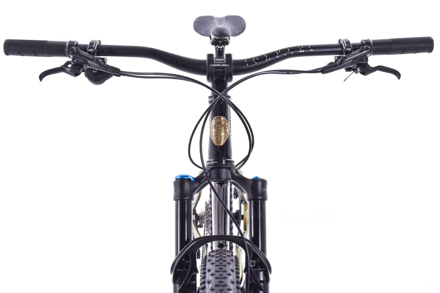 NEW Wilde Dark Star Steel Hardtail Mountain Bike - Gold Metal Flake and Sparkle Black