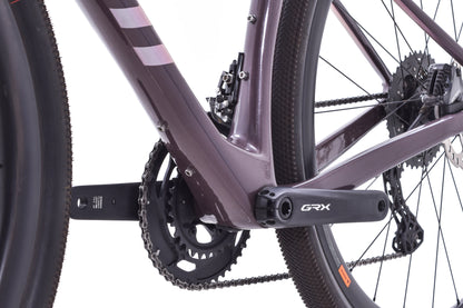 USED 2024 Giant Revolt Advanced 0 Medium Gravel Bike Shimano GRX 2x11 w/ Carbon Wheels Charcoal Plum