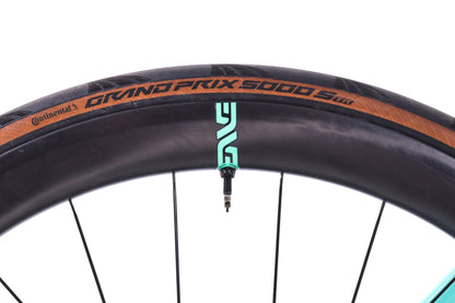 USED 2022 Bianchi Sprint 55cm Road Bike SRAM Force/Rival AXS 2x12 ENVE Carbon Wheels Celeste