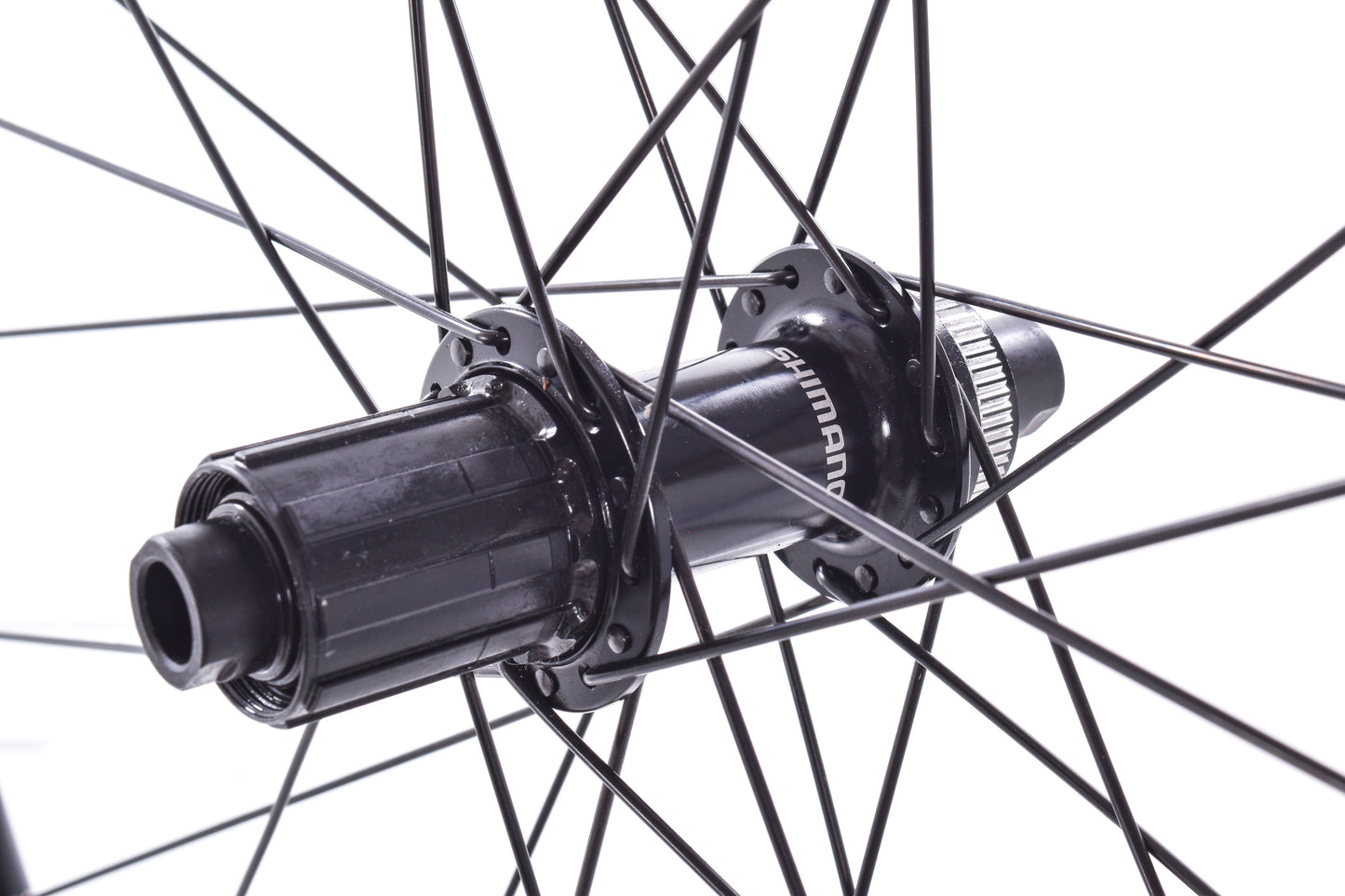 USED Shimano Alloy Tubeless Road Wheelset 700C CL Disc HG 11 speed 12mm Thu Axle