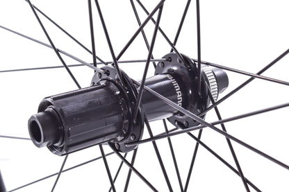 USED Shimano Alloy Tubeless Road Wheelset 700C CL Disc HG 11 speed 12mm Thu Axle