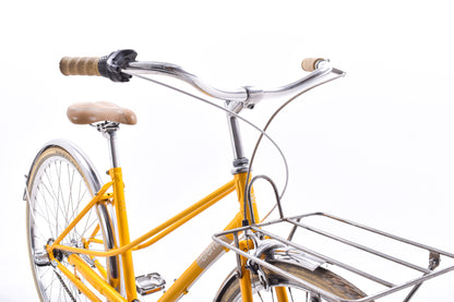 USED Creme Cycles Caferacer Lady Uno Small/Med Mixte Urban Cruiser 3 speed Bike Yellow