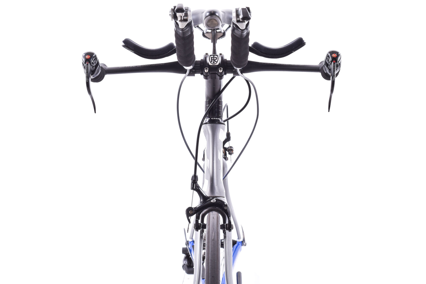 USED Cervelo P2C 56cm Carbon TT/Triathlon Bike Shimano Ultegra 2x10 Speed Blue Silver