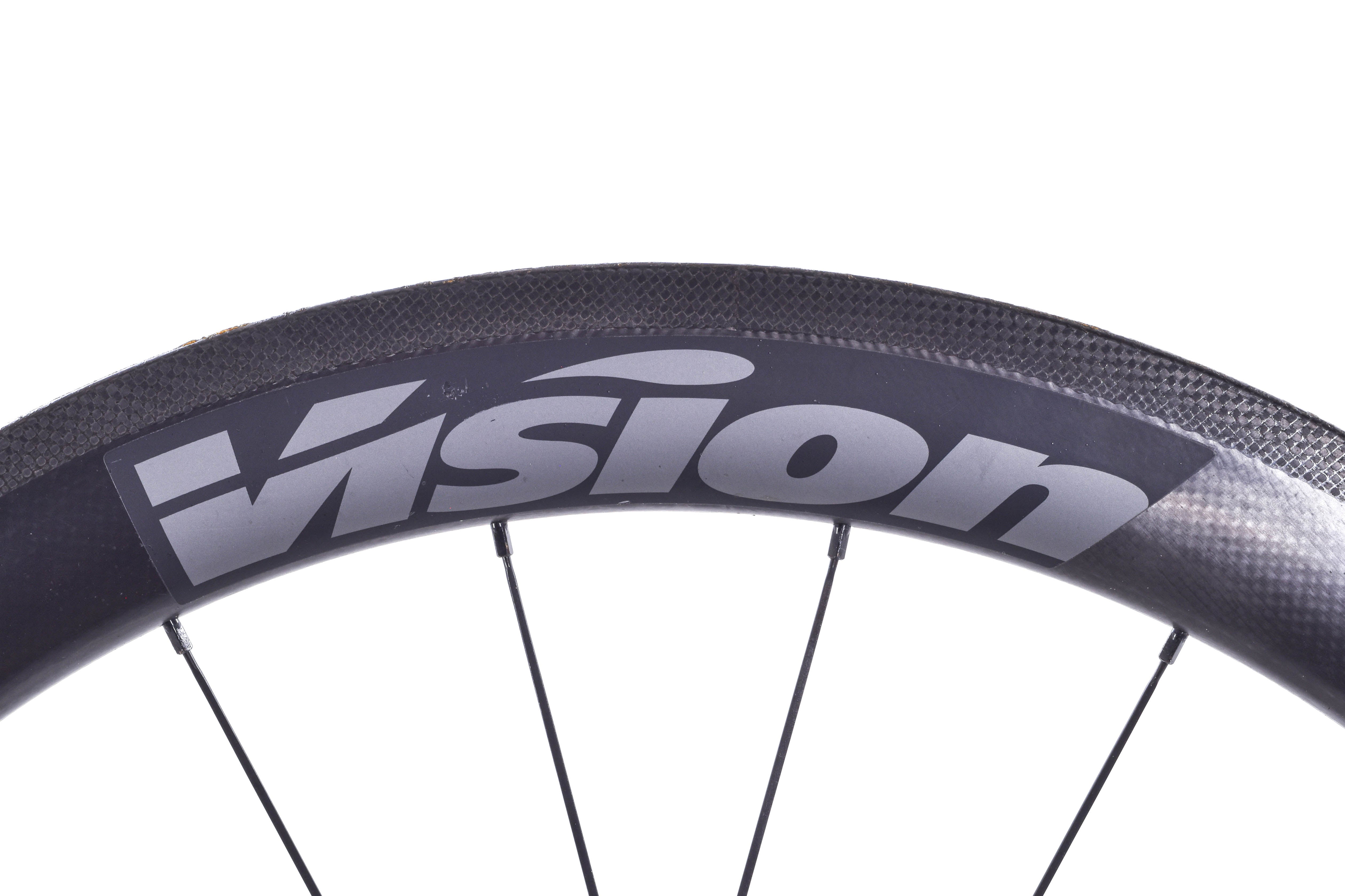 USED Vision Metron 55 SL 700C Tubular Aero TT Road Wheelset Rim Brake