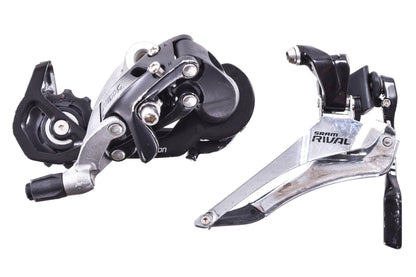 USED SRAM Rival 22 2x11 Speed Road Bike Groupset Rim Brake 11-32t WiFli Shimano 105 Calipers