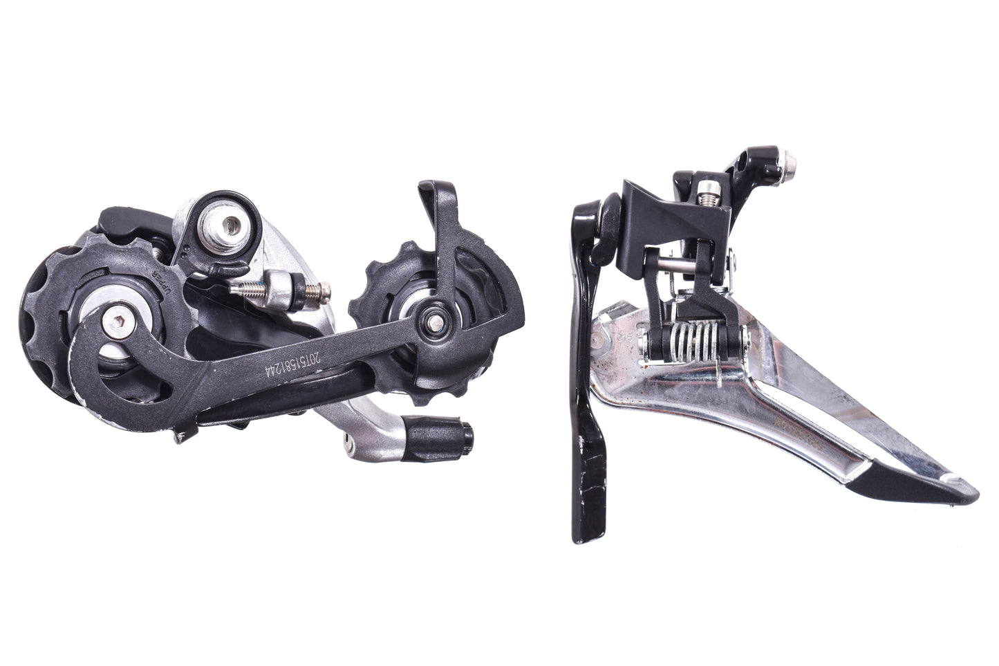 USED SRAM Rival 22 2x11 Speed Road Bike Groupset Rim Brake 11-32t WiFli Shimano 105 Calipers